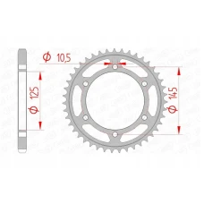 AFAM 2026/06 ШЕСТЕРНЯ ЗАД 869 43 YAMAHA TDM 850 99-01 (4TX) (LANC. 525) (JTR867.43)