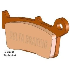 DELTA BRAKING КОЛОДКИ ДИСКОВІ ТОРМОЗНІ KH131/3/KH233 ЗАД HONDA NSR 50 МІНІ '00-'09, XZ 50/100 '09-'19, NSF 250R '11-, CRF 230 '08-'15, KAWASAKI KLX 300 '21-,