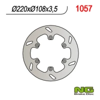 NG ДИСК ТОРМОЗНИЙ ЗАД GAS GAS 125/250/300/450 '94-'20 (220X108X3,5) (6X6,5MM)