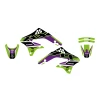 BLACKBIRD КОМПЛЕКТ НАЛІПОК (OKLEIN) KAWASAKI KX 450F '06-'08 DREAM 5 КОЛІР ЗЕЛЕНИЙ ЧОРНИЙ - зображення 2