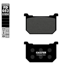 GALFER КОЛОДКИ ДИСКОВІ ТОРМОЗНІ KH68 POLMETALICZNE (OFERTA SPECJALNA) WYCOFANE Z OFERTY