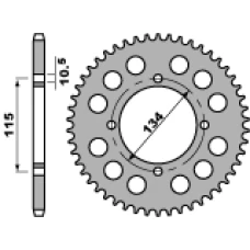 ЗАДНЯ ЗІРКА PBR 711 48 C45 DUCATI 650 INDIANA 86-88 (LANC. 530)