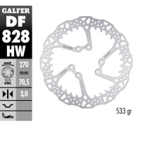 GALFER ДИСК ТОРМОЗНИЙ ПЕРІД TM EN/MX/SMR/SMX 125/144/250/300/400/450/530 '00-'24 (270X70,5X3MM) SHARK ENDURO MX
