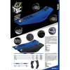 BLACKBIRD ПОКРИВКА\/ПОКРИВКА NA СИДІННЯ YAMAHA YZF 250 '19-'22, YZF 450 '18-'20, WRF 250 '20, WFR 450 '19-'20 TSC КОЛІР СИНІЙ\/ЧОРНИЙ - зображення 2