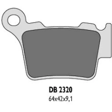 DELTA BRAKING КОЛОДКИ ДИСКОВІ ТОРМОЗНІ KH368 ЗАД BREMBO (KTM) - ZASTEPUJA DB2320MX-D І DB2320QD-D