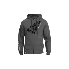 UFO 2025/11 BLUZA Z KAPTUREM КОЛІР СІРИЙ РОЗМІР S 100% BAWELNY - KOLEKCJA 2025