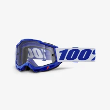 100 % ОКУЛЯРИ МОДЕЛЬ ACCURI 2 ENDURO MOTO BLUE - DUAL ЧИСТИЙ LENS - КОЛІР NIEBIESKI/BIALY СКЛО PRZEZROCZYSTA ПОДВІЙНА