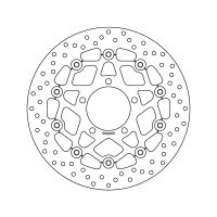 BREMBO SERIE ORO BRAKEDISC ПЛАВАЮЧИЙ