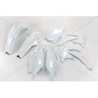 UFO КОМПЛЕКТ ПЛАСТІКОВ HONDA CRF 250R '11-'13, CRF 450R '11-'12 КОЛІР БІЛИЙ (HO115E041)