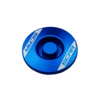SCAR RACING ПРОБКА INSPEKCYJNY ДВИГУНА YAMAHA YZ 250F '14-'25, YZ 450F '10-'22, YZ 250FX '15-'25, WR 250F '15-'25, YZ 450FX '16-'23, WR 450F '16-'23 КОЛІР СИНІЙ (36X1,5MM) 1 ШТ ВЕЛИКИЙ