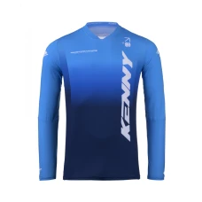 KENNY RACING 2025 СОРОЧКА CROSS/ENDURO МОДЕЛЬ PERFORMANCE GRADIENT BLUE КОЛІР NIEBIESKI/BIALY РОЗМІР S