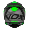 NOX ШОЛОМ CROSS \/ OFFROAD N633 FUSION КОЛІР ЧОРНИЙ MAT\/ZIELONY РОЗМІР XXL (ЗАСТІБКА MIKROMETRYCZNE) - зображення 2
