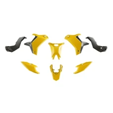 RACETECH (RTECH) 2025/12 КОМПЛЕКТ ПЛАСТІКОВ (БЕЗ ПЕРІД КРИЛА) T7 YAMAHA TENERE 700 '25-'26 КОЛІР ЖОВТИЙ / ЧОРНИЙ