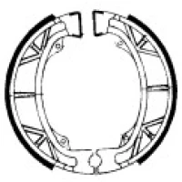 FORTE ТОРМОЗНИЙ SHOE, Ø110 X 25MM, SCOOTERS 50CC