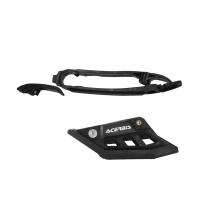 ACERBIS КРІПЛЕННЯ + НАПРАВЛЯЮЧА ЛАНЦЮГА КОМПЛЕКТ  KTM SX / SX-F '23-'25, EXC / EXC-F '24-'25, HUSQVARNA TC / FC '23-'25, TE / FE '24, GAS GAS MC / MC-F / EC / EC-F '24-'25 КОЛІР ЧОРНИЙ