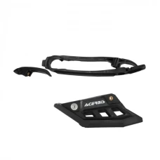 ACERBIS КРІПЛЕННЯ + НАПРАВЛЯЮЧА ЛАНЦЮГА КОМПЛЕКТ  KTM SX / SX-F '23-'25, EXC / EXC-F '24-'25, HUSQVARNA TC / FC '23-'25, TE / FE '24, GAS GAS MC / MC-F / EC / EC-F '24-'25 КОЛІР ЧОРНИЙ