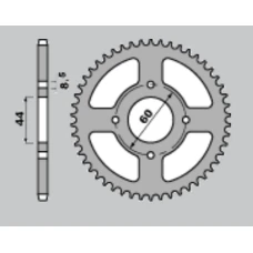 CHT ЗІРОЧКА ЗАД 832 38 (A4150832380) YAMAHA DT 80 MX