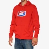 100 ПРОЦЕНТ BLUZA NA ЗАМОК OFFICIAL ZIP HOODIE FLEECE RED КОЛІР ЧЕРВОНИЙ РОЗМІР S - зображення 1