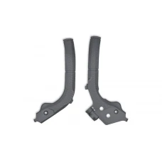 UFO КРИШКИ РАМИ HUSQVARNA TC 125/250 '19-22, FC 250/350/450 '19-22, TE 150/250/300 '20-22, FE 250/350/450/501 '20-22 КОЛІР ГРАФІТОВИЙ