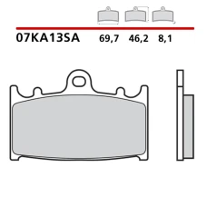 BREMBO 2026/03 КОЛОДКИ ДИСКОВІ ТОРМОЗНІ KH158 SINTER SA (SPIEK METALICZNY) ПЕРІД (ECE R90)