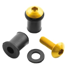 V PARTS (VICMA) КОМПЛЕКТ БОЛТІВ I GUMEK DO ВІТРОВИКИ (I СКЛА) M5X16 КОЛІР ЧЕРВОНИЙ (907RJ)