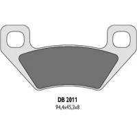 DELTA BRAKING КОЛОДКИ ДИСКОВІ ТОРМОЗНІ KH395 ARCTIC CAT - ZASTEPUJA DB2011MX-D І DB2011QD-D