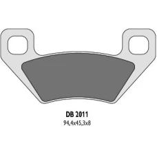 DELTA BRAKING КОЛОДКИ ДИСКОВІ ТОРМОЗНІ KH395 ARCTIC CAT - ZASTEPUJA DB2011MX-D І DB2011QD-D