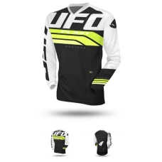 UFO 2023/07 СОРОЧКА HORIZON JERSEY CROSS КОЛІР ЧОРНИЙ БІЛИЙ ЖОВТИЙ FLUO РОЗМІР XXXL - UFO KOLEKCJA 2024