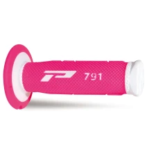 PROGRIP ПЕРЕМИКАЧІ PG791 ВИКЛЮЧЕНИЙ ROAD (22+25MM, DL.115MM) КОЛІР БІЛИЙ / FUKSJA FLUO (DWUSKLADNIKOWE) (791-243) (PG791WH/FX)