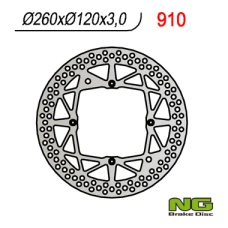 NG ДИСК ТОРМОЗНИЙ ПЕРІД HUSQVARNA WR/CR/TE/TC 125/250 '00-13 (260X120X3)