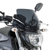 KAPPA СТІКЛО YAMAHA MT 09 850 (13-15) (28,5X36CM) ЗАТЕМНЕНЕ Z КРІПЛЕННЯМИ