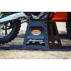 ЗДВОЄНИЙ ПРОДУВУ / POLISPORT FOLDABLE ПОЛЕГШЕНИЙ BIKESTAND - ЧОРНИЙ