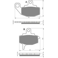 GOLDFREN ТОРМОЗНИЙ КОЛОДКИ 035 КЕРАМІЧНІ КАРБОНОВОГО AD