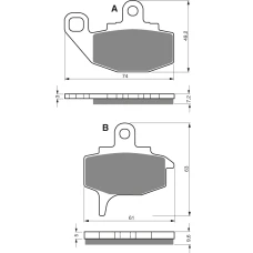 GOLDFREN ТОРМОЗНИЙ КОЛОДКИ 035 КЕРАМІЧНІ КАРБОНОВОГО AD