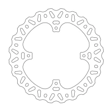 MOTO-MASTER BRAKEDISC CR/CRF ЗАДНЬОЇ NITRO