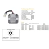 DZE РЕГУЛЯТОР НАПРУГИ YAMAHA SR500 78-79, YFM350 WARRIOR 87-95 (59V-81960-A0-00) (ESR108) - зображення 1
