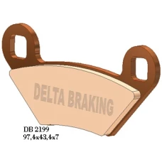 DELTA BRAKING КОЛОДКИ ДИСКОВІ ТОРМОЗНІ KH475 POLARIS - ZASTEPUJA DB2199MX-D І DB2199QD-D
