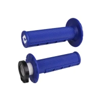 ODI ПЕРЕМИКАЧІ ВИКЛЮЧЕНИЙ ROAD HALF WAFFLE MX V2 LOCK-ON GRIP КОЛІР СИНІЙ