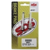 SBS WIESZAKI (TRZPIENIE) КОЛОДОК ТОРМОЗНИХ ПЕРІД \/ ЗАД HONDA CR 125\/250 '02-'07, CRF 250\/450 '02-'20, SUZUKI RM 125\/250 '05-'09, RMZ 250\/450 '08-'18 - НАБІР 2 ШТУКИ - зображення 1