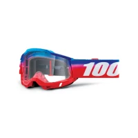 100 ПРОЦЕНТ (2023) ОКУЛЯРИ ACCURI 2 UNITY КОЛІР CZERWONY/NIEBIESKI/BIALY ХВІРТКА PRZEZROCZYSTA