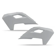 UFO 2024/01 КРИШКИ РАДІАТОРА HUSQVARNA TC 125 / 250 '23-'24, TE 150 / 250 / 300 '24, FC / TX / FX / FE 300 / 350 / 450 / 501 '24, КОЛІР СІРИЙ