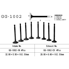 VESRAH КЛАПАН ВИПУСКНИЙ HONDA CB 750 FOUR '69-'78 (OHC) (OEM: 14721-300-005) (1 ШТ.) (MADE IN JAPAN)