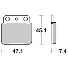 SBS BRAKEPADS КЕРАМІЧНІ
