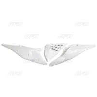 UFO КАРТИ ЗАД KTM SX/SXF(SX-F) 125/150/250/350/450 '19-'22, EXC 125 '20-'21, EXC/EXCF(EXC-F) 150/250/300/350/450/500 '20-2023 Z ПОКРИТТЯ ФІЛЬТРА ПОВІТРЯ I OTWORAMI WENTYLACYJNYMI КОЛІР БІЛИЙ