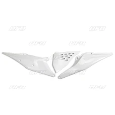 UFO КАРТИ ЗАД KTM SX/SXF(SX-F) 125/150/250/350/450 '19-'22, EXC 125 '20-'21, EXC/EXCF(EXC-F) 150/250/300/350/450/500 '20-2023 Z ПОКРИТТЯ ФІЛЬТРА ПОВІТРЯ I OTWORAMI WENTYLACYJNYMI КОЛІР БІЛИЙ