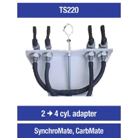 OPTIMATE TECMATE АДАПТЕР DO SYNCHRONIZATOROW КАРБЮРАТОРА SYNCHROMATE І CARBMATE Z 2 NA 4 ЦИЛІНДРИ