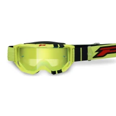 PROGRIP ОКУЛЯРИ PG3300-310 FL VISION GO КОЛІР ЖОВТИЙ FLUO / ЧОРНИЙ МАТОВА (СТІКЛО PG3347 КОЛІР ЖОВТИЙ LUSTRZANA ANTISCRATCH, NO FOG, ANTI UV) (3300-299 FL)