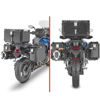 KAPPA СТЕЛАЖ KUFROW БОКОВИХ MONOKEY CAM SIDE TRIUMPH TIGER 1200 GT EXPLORER '22-, - ПІД KUFRY KFR K'FORCE АЛЮМІНІЙ