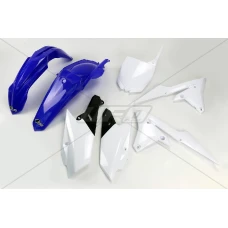 UFO КОМПЛЕКТ ПЛАСТІКОВ YAMAHA YZF 250 '12-'18, YZF 450 '14-'17 КОЛІР OEM (NIEBIESKI/BIALY) (YA318E999)