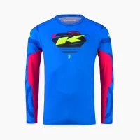 KENNY RACING СОРОЧКА CROSS/ENDURO FORCE SPIRAL BLUE КОЛІР NIEBIESKI/ZOLTY FLUO/CZERWONY РОЗМІР XL